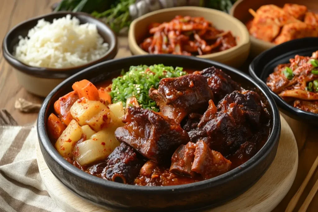 Cultural dishes made with oxtail and short ribs, including Jamaican oxtail stew and Korean galbi, highlighting their global culinary significance.